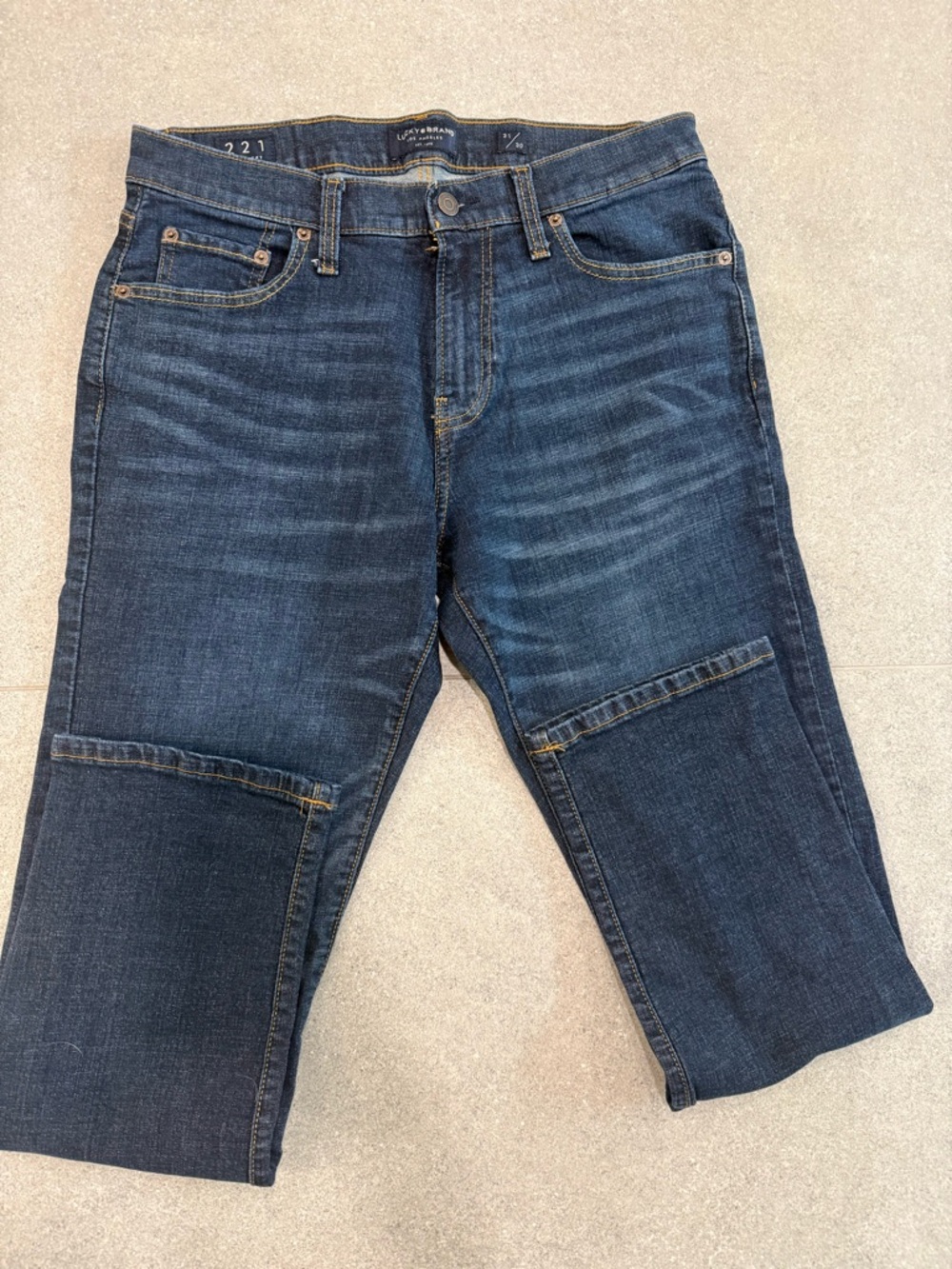 Lucky Brand Jeans W31 L30 Dark Wash Straight Fit